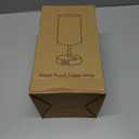 Woderdeng Touch Control Bedside Lamp - 3-Way Dimmable Table Lamps with USB C+A Port and Outlet, Nightstand Lamp for Bedroom Decor and Living Room,Pink