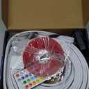 SILFU Neon Rope Lights, 50FT RGB LED Strip Lights, Waterproof IP67 LED Lights for Bedroom, DIY Design, Music Sync, 44 Key Remote Control, Multiple Modes for Bedroom, Holiday Decoration