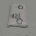 NICETOWN White Bedroom Curtain 72 inches Long - (50% Blackout) Grommet Sound Reducing Window Treatment Sound Reducing Privacy Thermal Drape Light Blocking for Living Room (1 Panel, W52 x L72)