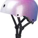 Toddler Kids Bike Helmet,Adjustable for Child Boys Girls,Multi-Sport & Ventilation for Bicycle Scooter Skateboard Skate (S: 48-54 cm / 18.9"-21.3", Sparkly Rainbow Gradient)