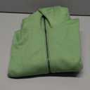 QINSEN Women's Cotton 2 Piece Outfits Lapel Long Sleeve Zip Up Sweatshirt Wide Leg Pants Matching Tracksuit Sets (Medium, Green)