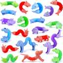 Easter Basket Stuffers for Toddlers Kids, 20 PCS Animal Pop Tubes Travel Toys,Party Favors,Classroom Prizes,Carnival Prizes,Piata Stuffers,Stress Relief Sensory Toys for Kids 3-8