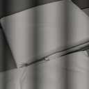 100% Blackout Curtains for Bedroom Linen Textured Insulated Thermal Drapes with Liner White Black Out Curtains 84 Inch Long 2 Panels Back Tab Noise Reducing Drapes Ready to Hang for Living Room Office