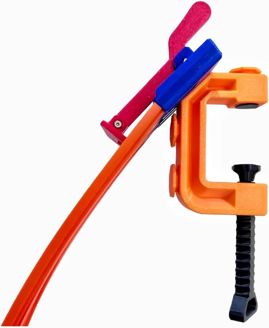 Clamp and 2 Lane Starter Gate Compatible with Hot Wheels(Starting Gate + Clamp Combo)