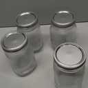 WELLIFE Large Mason Jars,4 Pcs Wide Mouth Mason Jars 32 Oz for Food Storage, Overnight Oats,Honey,Sauces,Meal Prep,Salad,Yogurt