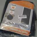 Magnetic Thermal Insulated Door Curtain for 32"x 80" Doors, Heavy-Duty Oxford Door Cover for Heat Insulation, Magnetic Closure Draft Block Blanket for Doorway to Keep Warm in Winter Cool in Summer (Black)