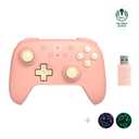 8Bitdo Ultimate 2C Hall Effect Joysticks and Hall Triggers Wireless Controller for Windows PC and Android, with Remappable L4/R4 Bumpers, Turbo function & Rumble vibration (Peach)