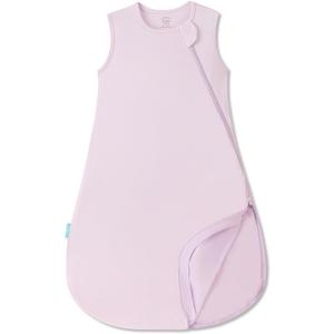 PurComfy Supersoft Sleep Sack 0.5 TOG, Premium Bamboo Viscose Sleeping Bag Thin Baby Wearable Blanket 2-Way Zipper Sleep Sack (6-15 Months, Lilac)
