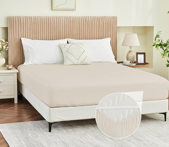 California King Fitted Sheet Only, Corner Straps Ultra Soft Brushed Microfiber Hotel Quality Bottom Sheet, Deep Pocket Fits 8-14 inches Mattresses, Luxury Sheets Cal King Size Bed, Ash