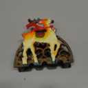 Linton Arts Cast Iron Napkin Holder for Table, Decorative Cocktail Napkin Holder with Deer Design, Heavy Duty Kitchen Napkin Holder for Paper Napkins, Kitchen Island & Dining Table Decor