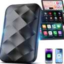 Magic Box 2.0, Wireless CarPlay Adapter for Apple CarPlay, Android Auto Adapter Converts OEM Wired to Wireless, Supports Netflix/YouTube/TF Card for iPhone iOS 10+ & Android