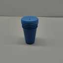 Little Table Cup,Lid ,4 Cups,17 Oz, Blue