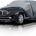 Large SUV Car Cover for BMW X7 (2018-2025) 100% Waterproof All Weather, Heavy Duty Outdoor Full Exterior Covers Rain Sun Wind UV Protection.