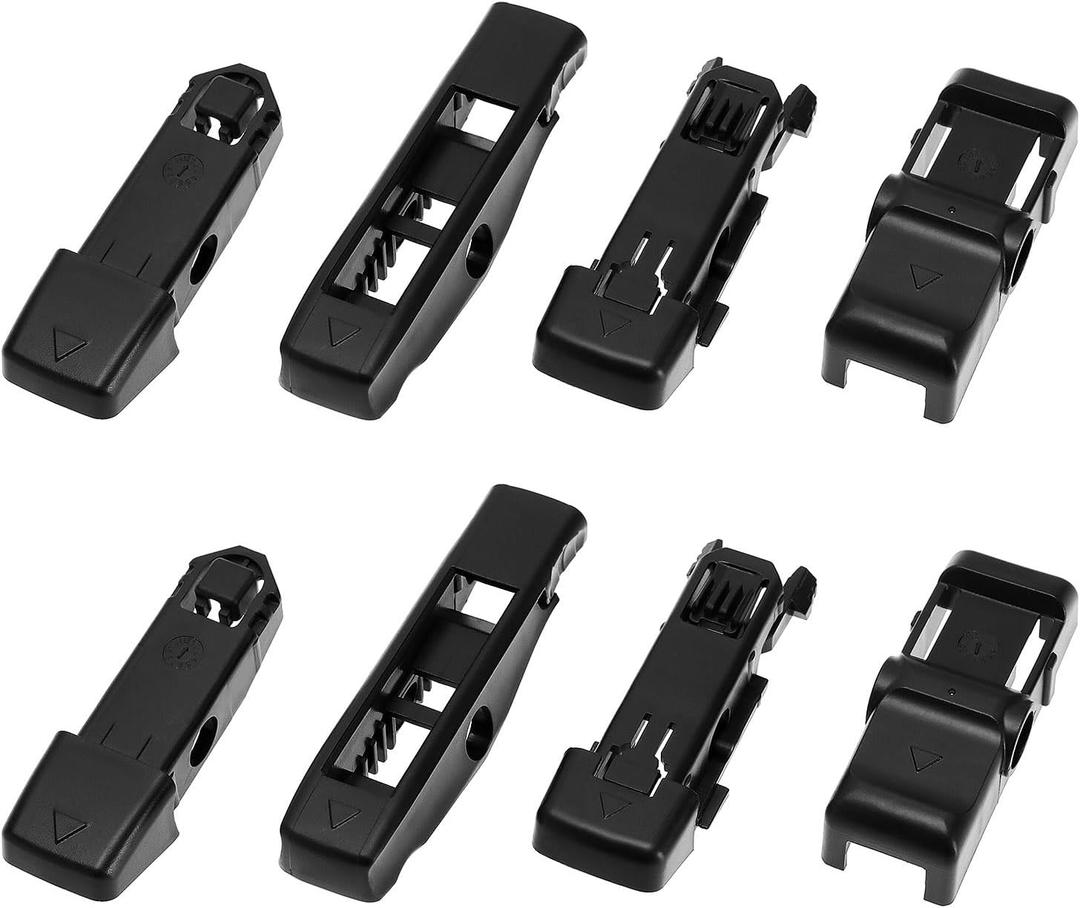 The Lord of the Tools 8 Pcs Wiper Blade Replacement Fittings Compatible with Bosch Aerotwin AP17 AP22 AP26U Wiper Blade Car Wiper Blades Arm Adapter Clip