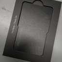 SPOTMINDERS Apple MFi Certified Wallet Tracker Card for Travel - Works with Apple Find My, IP68 Waterproof Rechargeable Tracking Card for Wallet Luggage Passport Purse - Ultra Slim 0.07in Item Finder (Black (Pack of 1))