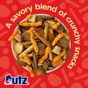 Utz Pub Mix, 42 Oz. Barrel, Savory Snack Mix with a Blend of Crunchy Flavors for a Tasty Party Snack, Resealable Container, Trans-Fat Free and Kosher Certified