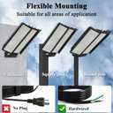 300W LED Parking Lot Light, 42000LM 6500K Outdoor Spot Lights, 100W*3 STL