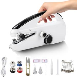 Handheld Sewing Machine Cordless  Portable Stitching Machine for Quick Repairs, Mini Handheld Sewer, Pocket Sewing Machine