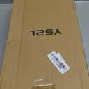 Large Artificial Potted Orchid Plant, Silk Flower Arrangement with Ceramics Vase, Dark Purple