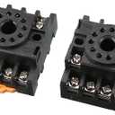 uxcell PF113A Relay Base Socket 11 Pin for MK3P-I JQX-10F 5Pcs