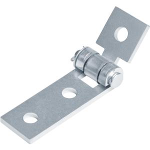 6 Pack 3 Hole Adjustable Hinges, 1-5/8" Strut Channel Bracket, 7/32" Thick