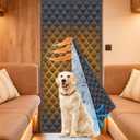 Magnetic RV Insulated Door Cover for Winter, Fit Door Size Largest 30'' x 73'' (Curtain 33'' x 75''), Thermal Insulated RV Door Curtain, Water-Resistant Thermal Insulated Blanket for RV Camper Trailer