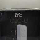 Brio Reverse Osmosis Water Filtration System, 700 GPD, 2:1 Pure to Drain, Tank-Less, Under Sink Faucet Mount (White)