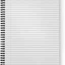 Softcover Own Kind of Beautiful 8.5" x 11" Motivational Spiral Notebook/Journal, 120 College Ruled Pages, Durable Gloss Laminated Cover, Black Wire-o Spiral. Made in the USA