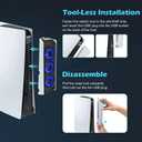 for PS5 Cooling Fan with Led Light,Quiet Efficient Cooling Accessories for PS5 HUIJUTCHEN Upgraded Cooler Fan for PlayStation 5 Disc/Digital with USB 3.0 Port,2 Level Speed (Not for PS5 Slim/Pro)