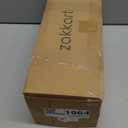 Zakkart Cat Perch for Window Sill with Bolster - Orthopedic Hammock Design with Premium Hardwood & Robust Metal Frame - Cat Window Seat for Large Cats and Kittens - Dark Stained Wood Gray Bed, 24''W