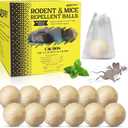 Rodent & Mice Repellent 12 PCS,Mouse Repellent Balls for Longer Lasting