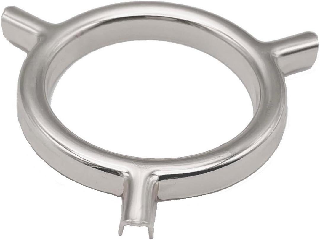 3-Way Uno Bridge Adapter for Lampshade, Uno Lamp Shade Adapter, Threaded Uno Fitter Adapter Fit, Nickel1 Pack