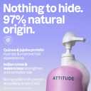 ATTITUDE Moisture Rich Hair Shampoo, EWG Verified, For Dry and Damaged Hair, Naturally Derived Ingredients, Vegan and Plant Based, Quinoa and Jojoba, 32 Fl Oz