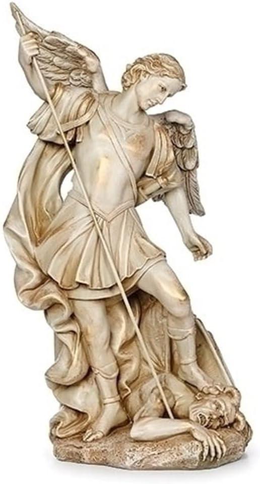 Roman Joseph Studio, 15" H St. Michael Figure, Religious Home Decor