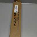 ALLZONE Heavy Duty Tension Shower Curtain Rod 42-83 Inches for Bathroom, Window, Non-Slip, Adjustable with Strong Spring Pole for Closet, Doorway, No Rust, No Drilling, Black