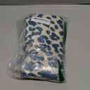 Navy Blue Leopard Print Throw Pillow Covers Cheetah Animal Spots Square Pillow Cases 18x18 Inch Set of 2 Animal Skin Outdoor Decorative Pillowcase Cushion Cover for Couch Sofa