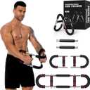 Twister Arm Trainer, Adjustable Chest Workout Equipment for Men & Women, Home Gym Strength Trainer, Muscle Builder & Strength Training for Arms, Chest (Red, 70-110lb)