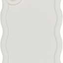 Slim Fit Case for iPhone Xs MAX 6.5-Inch, Wave Frame, Cute Soft TPU Thin Protective Phone Cover for Women, Creamy White