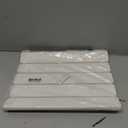 Large Stone Dish Drying Mat for Kitchen Counter, 24"(L)16"(W), Collapsible Quick Drying Mat, Absorbent Eco-Friendly Diatomaceous Earth Mats for Dishes Bottles, Match Any Countertop - White
