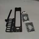 Upgraded Adjustable Console Holder Wall Mount for PS5: Black Gaming Stand for PlayStation 5/PS5 Slim/Pro Digital Disc Edition With 2 Controller Kits Black