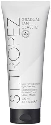 St.Tropez Gradual Tan Firming Lotion,Sun Kissed Glow Self Tan Moisturizer, 5 Skincare Benefits, Vegan, Natural & Cruelty Free