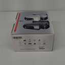 5MP Outdoor Security Camera Dual Lens, 2.4Ghz WiFi Cameras for Home Security, 360PTZ 2.5K Surveillance Camera with Motion Detection Tracking/2-Way Audio/Color Night Vision/Wired/Waterproof(White)