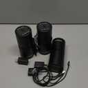 LabCharge Small Ionic Air Purifier for Home & Bedroom Silent HEPA Filter Covers 250 Sq Ft - Free Cleaner for Pets, Hair, Smoke, Dust, Odors & Dander Compact & Black Design - Pack of 3