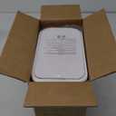 Cesun Small Bathroom Trash Can with Lid Soft Close, Step Pedal, 5 Liter / 1.3 Gallon Stainless Steel Garbage Can with Removable Inner Bucket, Waste Basket for Bathroom, Bedroom (White)