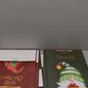 easykart labels 8 Pack 12" Large Christmas Gift Bags, Gold Foiled & Laminated Holiday Gnome Gift Bags,(4 Designs - 2 PCs Each) for Gift Wrapping Christmas Party Decorations