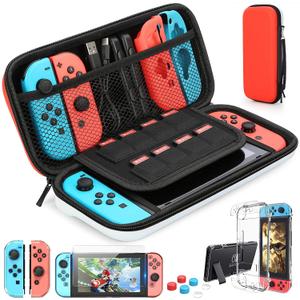 HEYSTOP Nintendo Switch 2 Case Dockable-Compatible with Nintendo Switch 2 Console and Joy-Con Controller with Screen Protector and Thumb Grips-Shock Absorption and Anti-Scratch