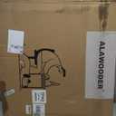 Folding Desk - 31.5" Wood Top Foldable Desk for Small Spaces | No Assembly Required Compact Desk for Home Office, Writing, and Study (Brown)