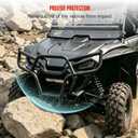 Front Combined Bumper Compatible with 2022-2025 Honda Talon 1000R 1000X 1000X-4 Accessories, Front Heavy Duty Steel Brush Guard Bumper Brushguard Protector