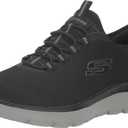 Skechers Men's Summits - High Range Slip-in Sneaker (9, Black/Charcoal)