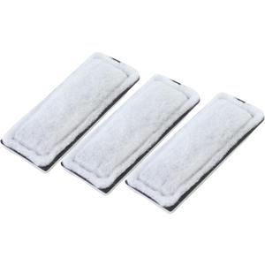 LAQUAL Replacement Fish Tank Filter Cartridges, Suitable Aquarium Filter (10 Gal), 3 Pack, White